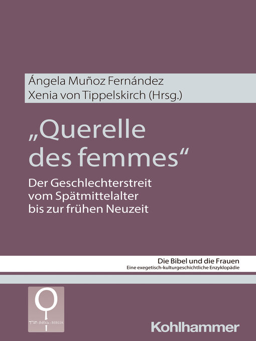 Title details for "Querelle des femmes" by Xenia von Tippelskirch - Wait list